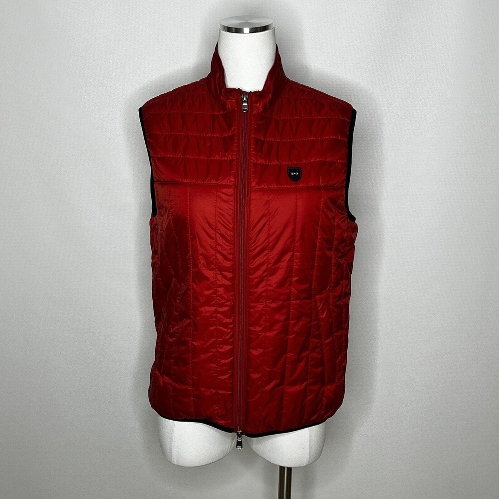 Eden Park Womens Red Puffer Vest Size XS Excellent